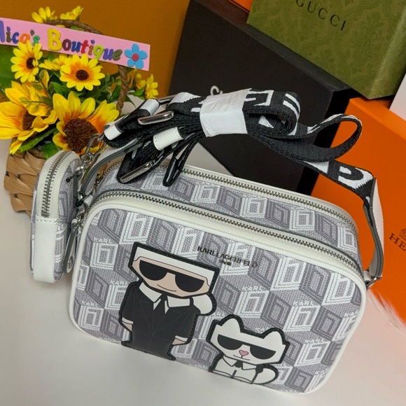 🆕🌸KARL LAGERFELD🌸 PARIS Maybelle Choupette Crossbody  bag - Picture 15 of 17